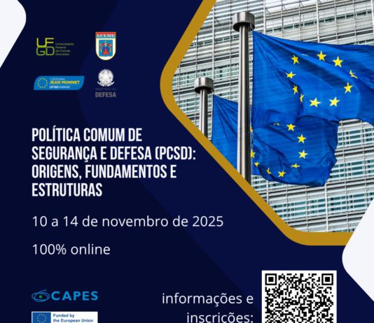 Curso “Política Comum de Segurança e Defesa (PCSD): Origens, Fundamentos e Estruturas”